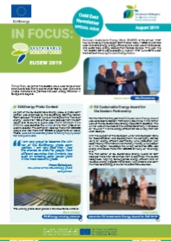 Special Edition of Newsletter #7 devoted to EUSEW 2019
